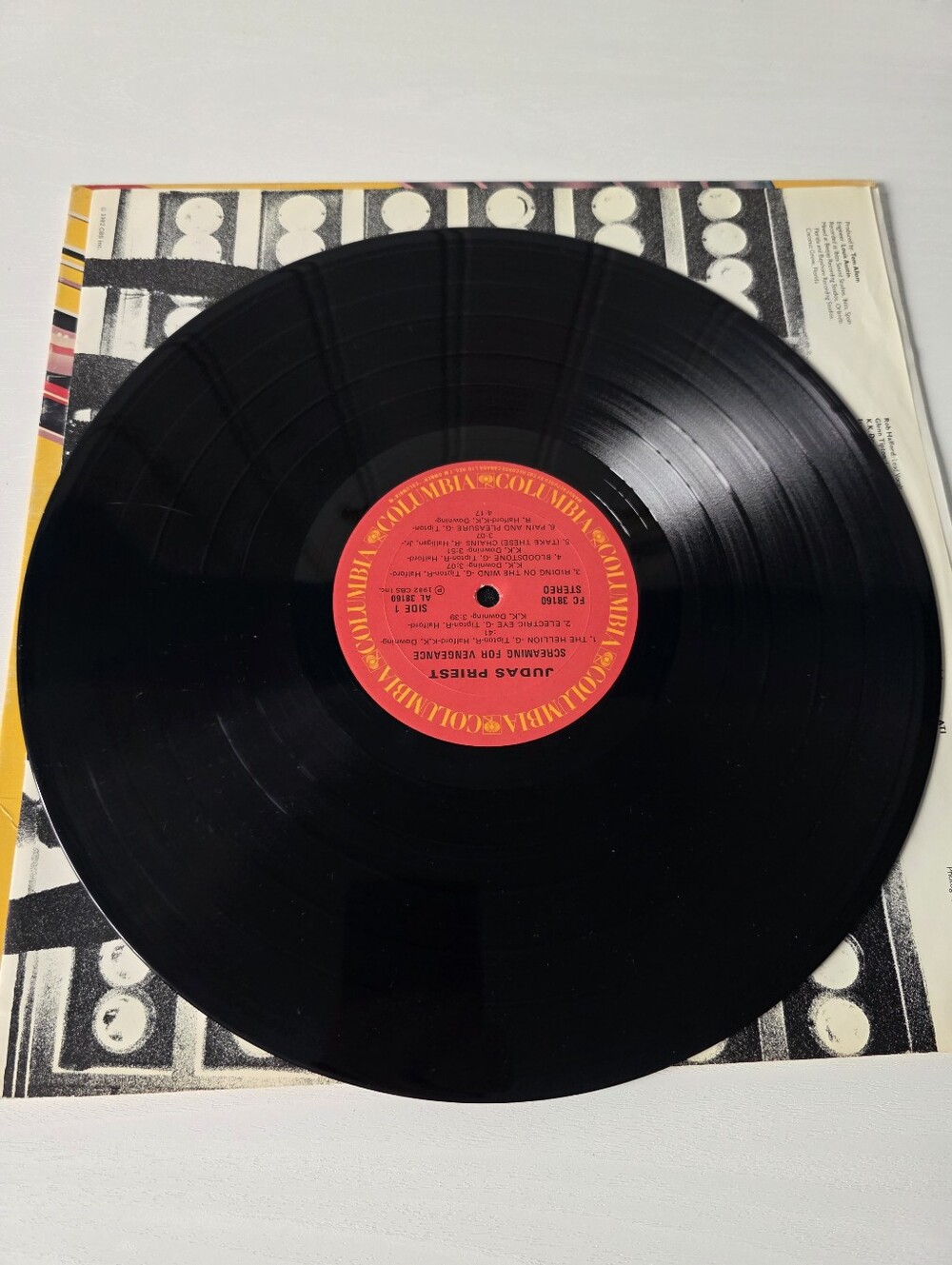 Vintage Judas Priest Screaming For Vengeance Vinyl LP Columbia Records 1982 - Picture 11 of 14